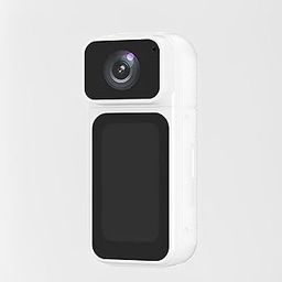 LICAEVEY 2.7K Magnetic Body Camera with Rotatable Lens, 32GB Portable POV Camcorder, 170° Wide Angle, Handheld Video Recorder for Work, Travel, Pet Walking (White)-image-89