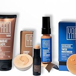 Yaan Man The Perfect Start Combo | Contains Perfection Stick, Tinted Moisturizer, Face Wash | Skincare + Makeup for Men | For all Skin types (Medium)-29