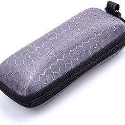 Portable Zipper Eyeglasses Case Sunglasses Hard Case Box Protector for Men Women Students-image-12