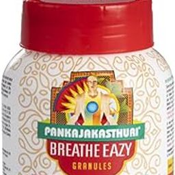 Pankajakasthuri Breathe Eazy Granules 100% Ayurvedic For Cough & Cold, Sinus, Breathing Disorders | Natural Immunity Booster | Unique Blend of 17 Ayurvedic Herbs - 200g-1