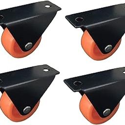 Caneuf Caster PU-Wheels Fix Roller Moving Castors Wheel (Fix Wheel)-21