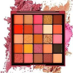 MATT LOOK 25 Colors Blink Eyeshadow Palette|Highly Pigmented|Blendable|Waterproof|Flawless Finish|Long Lasting|Matte & Shimmery| Creative & Fashion Eye Make-Up-Mutlicolor (26g)-image-54