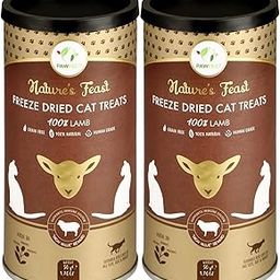Pawfect Treats Nature's Feast Freeze Dried Cat Treats | 100% Natural Lamb Treat | Single Ingredient | Grain Free | Training Treat | Food Topper for Cats - Pack of 2 (100G/3.52Oz),All Life Stages-15