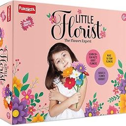 Handycrafts Funskool Little Florist, The Flower Expert, DIY Kit, Art and Craft Set for Kids, Learning, Fun & Engaging Activity for Childrens, Multicolour, Gift Set for Kids, Age 6+ Years-picture-31