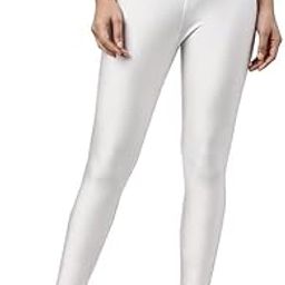 Slim Fit Stetchable Fabric Ankle Length Shimmer Leggings for Womens and Girls-image-82