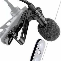 Metal Professional Collar Mic, Voice Recording Filter Microphone for Singing, YouTube, DSLR Camera, Smartphones_M183-image-88