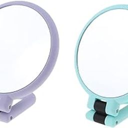UJEAVETTE® 2x Folding Table Magnifying Double Sided Makeup Travel Mirror 15X Magnified-picture-16
