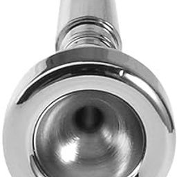 SM'SAI MUSICALS Silver Plated Trumpet Mouthpiece for Bach Yamaha Copper Conn 3C Size-image-52