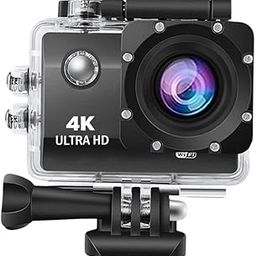 Drumstone (𝟭𝟱 𝗬𝗲𝗮𝗿𝘀 Special Warranty H12 4K Ultra HD Sports Action Camera 12MP Water-Resistant Cam with 2-Inch Display & Wide-Angle Lens, Complete with Accessories-picture-14