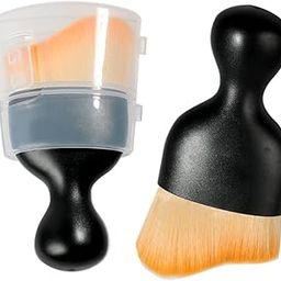 AOCISKA Car Interior Detailing Brush,Soft Bristle Cleaning Brush Car Detailing Brush Dusting Brush,Car Interior Cleaning Tool,Auto Detail Brush Car Dash Duster Brush (Brown with Cap)-image-11
