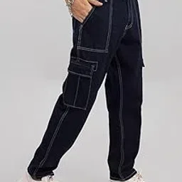 veltick Men Trendy Cargo Jeans-picture-18