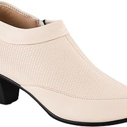 Latest and Stylish Block Heel Extra Cushion Inner Sole Boots with Zip Look for Womens and Girls-image-39