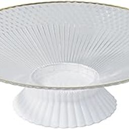Pedestal Fruit Bowl Round Fruit Bowl Drain for Home Breads Snacks Countertop L Style A-image-26