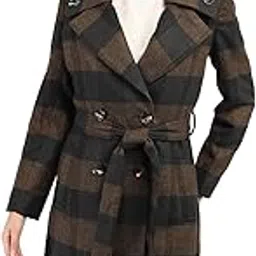 honnete Casual Single Breasted Solid Regular Fit Trench Coat For Women With Closure Type of Button-picture-48