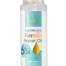 Global Amazon Secrets Light Weight Keratin Repair Oil Hair Serum | 6 In One Oil | 100 ML-6