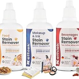 Stain Removal Specialist Kit | Works on Chutney, Haldi, Chocolate, Curry, Ball Pen, Ink, Foundation, Lipstick, Coffee, Tea, Wine, Juice Stains, Set of 3 Bottles (50 ml X 3)-image-39