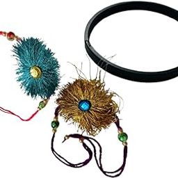 Rakhi with kapu | Rakhabandhan gift for Brother, Bhabhi & Bhaiya (blue)-image-33