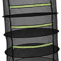 THE STYLE SUTRA Plant Dry Rack Nets 4 Layer Flowers Petals Indoor Outdoor Dry Rack Green Zipper-image-39