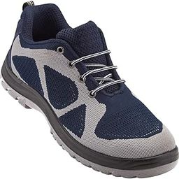 NEOSAFE Falconer A2012_10 Sports Line Safety shoes, ISI Marked with Steel Toe & Puncture Proof Mid Plate, Size 10, Blue-10