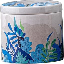 Kitchen Jar Exquisite Glaze Canister Storage Jar for Serving Nuts Tea Leaves Gray-image-29