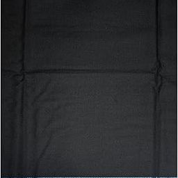 POLY BLEND BLACK COLOURED PLAIN UNSTITCHED TROUSER FABRIC - 1.3 METRES - VV6502-picture-34