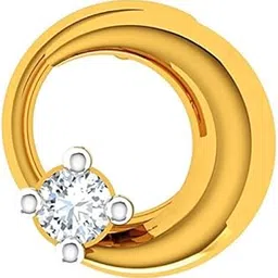 p.c. chandra jewellers 22kt(916) BIS Hallmarked Yellow Gold Nosepin - 0.455 Grams-picture-10