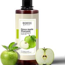 Richfeel Green Apple Shampoo For Dry & Damaged Hair | Anti Dandruff | Promotes Healthy, Shiny and Glossy Hair | Nourishes Scalp | Makes Hair Soft & Smooth | All Skin Types | 500 ml-2