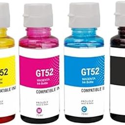Refill Dye Ink for HP GT51 GT52 Compatible for HP Ink Tank 115, 310, 315, 319, 410, 415, 416, 419, 455, 500, 515, 530, 615, GT 5810, GT 5811, GT 5820 Printer-10