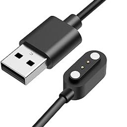 Sounce USB Smartwatch Charging cable for Boat Xtend, Boat Storm Boat Wave Lite, Noise Colorfit Pulse, Noise Pulse Grand, Fireboltt Ninja 3, Colorfit Ultra/Ultra 2,& All 2 Pin Watch (Black)-14