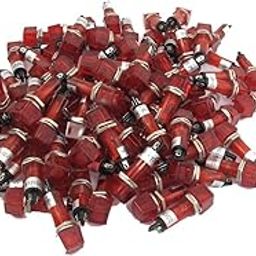 100 Pcs DC suitablevoltageV 10mm Red Power Signal Indicator Light Pliot XD10-4 (SN: c6b f8d 9fb 02e e28)-32