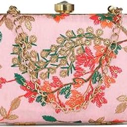 Black & Red Embroidered Box Clutches For Girls and womens-image-73