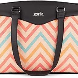 Jute Vegan Leather Women's Work Bag With Double Handles Strap-image-39