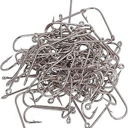 20pcs High Carbon Steel Fishing Hooks #18 Fish Hook for Freshwater/Seawater-26
