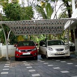 Singhal Polypropylene Gate Sheet Car Parking Sheet | Grill Sheet | Gate Covering Sheet | Balcony Safety Sheet | Privacy Sheet, Printed Design UV Resistant (3 feet x 15 feet)-picture-30