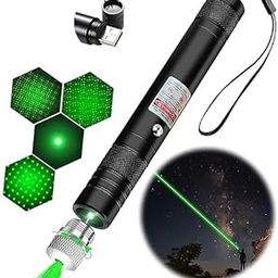 Multi Advertz Green USB Rechargeable Laser Light ! Laser Pointer | Long Range Powerful Laser Light | Adjustable Mode Disco Light for Room ! 2000 Mtrs Laser Pen ! Suitable for Camping, Hiking (Green)-10