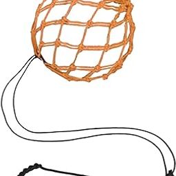 Football Kick Trainer Adjustable Boys Football Skills Soccer Ball Net Kicker Yellow | 1Soccer Return Trainer Net(Not Include Ball)-picture-3