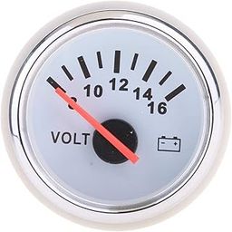 LR Decor 9-32V Marine Boat Battery Electrical Car Truck Voltmeter Gauge 52mm/2" N1-image-59