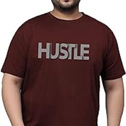 West Gate Clothing Plus Size Cotton T-Shirt for Men | XL,2XL,3XL,4XL,5XL Plain T-Shirt | Black,Red,White,Blue,Grey Melange Tshirt | Typography Print-image-11