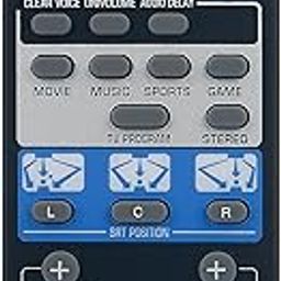 AULCMEET FSR82 Replace Remote Controllor Compatible with Yamaha Soundbar SRT-1000 SRT-1000BL ZK77690 Sound Bar Stereo System-1