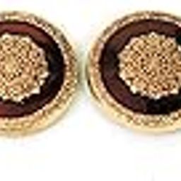 Metal buttons for blazers, coat, bandhgalas, indo-western, sherwani. 6 big and 6 small Gold metal buttons for formal look.-image-14