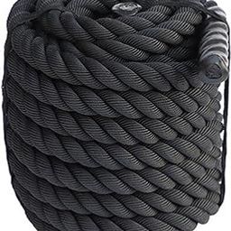 CALANDIS™ Battle Exercise Training Rope 2.8M/3M Workout Rope for Workout Battling Home 38mmx3m Black | Equipment Parts & Accessories | Fitness Equipment & Gear | Fitness Running & Yoga-image-32
