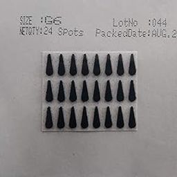 Eyetex Pallavi G6 BLACK bindis(pack of 10 flaps)-28