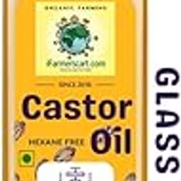 Castor Oil Wood Pressed - 500Ml Glass Bottle | Pure Cold-Pressed Arandi Oil By Farmers Society | Edible | Hair Growth Skin Care Moisturizer Nails Luscious Eyelashes-image-55