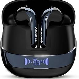 ACwO DwOTS 747 TWS Earbuds | Dual Device Connectivity | ANC 32dB | 4 AI-ENC Mics | 65H Playback | Bass & Theatre Modes | 3D Spatial Audio | Bluetooth 5.4 | (Raisin Black)-11