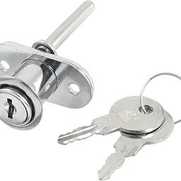 Imported Silver Tone Metal Drawer Locker Shape Base Lock with Keys-image-25
