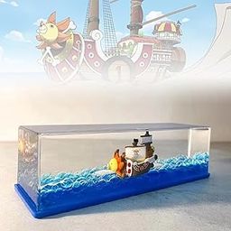 DECOR SPIRIT One Piece Thousand Sunny Liquid Display Bottle Ship | 15cm Luffy Pirate Ship in Fluid Drift Bottle | Anime Showpiece Toy for Car, Home & Desk Decor | Gift for Boys, Friends & Anime Lovers-image-58