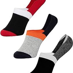 Mens Ankle Length Antibacterial Socks Pack of 4 with Cotton Elastane Stretchable Febric, Moisture Wicking, Reinforced Heel & Toe, Assorted-4