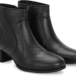Black Women Chelsea Heeled Boots 64941-picture-1