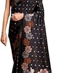 Banarasi Silk Saree for Women Rich Fabric with Classic Golden Border with Blouse 0.8 mtr-image-25