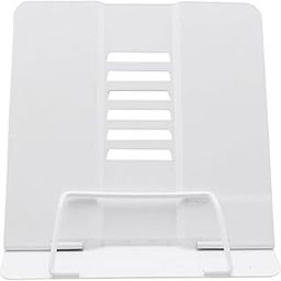 LOOM TREE Portable Reading Stand Book Stand Document Holder Rack Adjustable Height White Accessories | Book Stands Holders-12